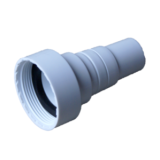 Linxor - adaptateur à visser 1-1/2 - emboîter diam 32/38 mm pour tuyau flottant de piscine - blanc EGK1239