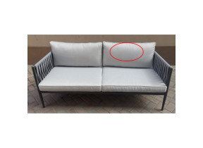 1 housse dossier 2p salon henio 4p he-2pbc-4pset pour racine 072HE2PBC4PSET