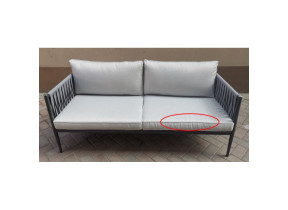 1 housse pour coussin d\'assise 2p salon henio 4p he-2psc-4pset pour racine 072HE2PSC4PSET