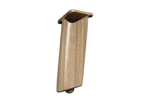 1 pied aluminium effet bois fra02207-leg pour racine 064FRA02207LEG