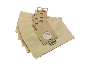5 sacs aspirateur filtrants en papier ka6.904-257.0 + 1 microfiltre pour station de charge 69042570