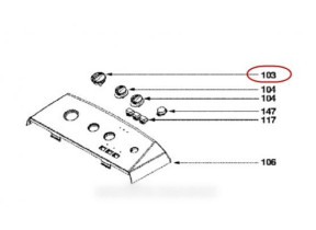  accessoires - bouton, manette 52X2549