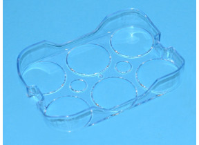 Bac à oeufs long 14cm x largeur 9.5cm x haut 2.5cm HK1120447