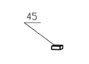 Balai de charbon de ic2100ag 078IC2100AG45