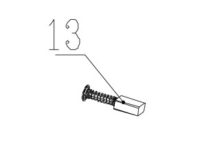 Balais de charbon de ic750bs 078IC750BS13