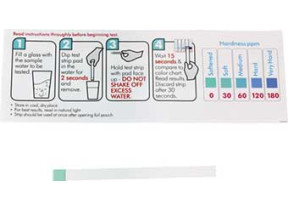 Bandes test de durete de l\'eau 00056317
