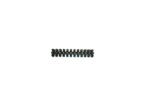 Barrettes 12 plots 4 mm 15a noir zenitech 121300