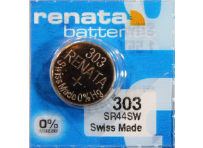 Blister de 1 pile bouton oxyde argent x303 sr44sw X703212