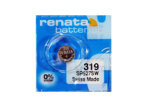 Blister de 1 pile bouton oxyde argent x319 sr527sw X703216