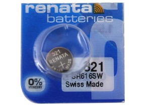 Blister de 1 pile bouton oxyde argent x321 sr616sw X703217