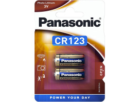 Blister de 2 piles cr123 a 3v 1400mah CR-123AL/2BP