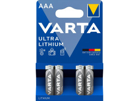 Blister de 4 piles lithium 