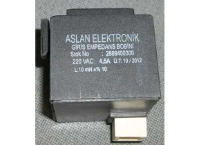 Bobine impedance carte moteur 220 vac 4,5a 2889400300