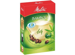 Boîte de 80 filtres à café végétal 60% fibre bambou 1x4 6726300