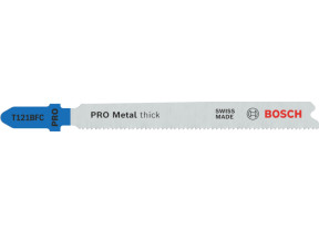 Bosch 100x lame de scie sauteuse pro metal thick t121bfc (pour tôles en acier, tôles en acier, longueur 92 mm, professional accessoire scie sauteuse) 2608655112