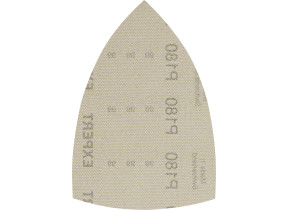 Bosch 10x abrasifs réticulés expert m480 (pour peinture sur bois, bois dur, ø 100x150 mm, grain 180, professional accessoire ponceuse multi) 2608900729