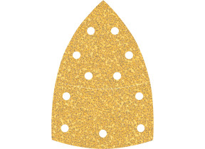 Bosch 10x feuilles abrasives expert c470 à 11 trous (pour peinture sur bois, bois dur, ø 102x62 mm, grain 40, professional accessoire ponceuse multi) 2608900886