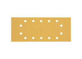 Bosch 10x feuilles abrasives expert c470 à 14 trous (pour peinture sur bois, bois dur, ø 115x280 mm, grain 180, professional accessoire ponceuse excentrique) 2608900850