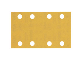 Bosch 10x feuilles abrasives expert c470 à 8 trous (pour peinture sur bois, bois dur, ø 80x133 mm, grain 320, professional accessoire ponceuse excentrique) 2608900884