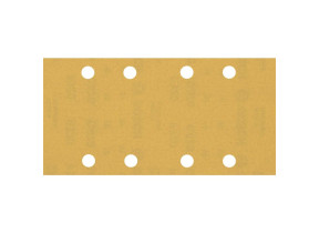 Bosch 10x feuilles abrasives expert c470 à 8 trous (pour peinture sur bois, bois dur, ø 93x186 mm, grain 320, professional accessoire ponceuse excentrique) 2608900870