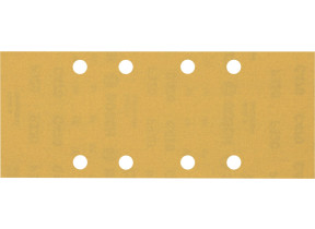 Bosch 10x feuilles abrasives expert c470 à 8 trous (pour peinture sur bois, bois dur, ø 93x230 mm, grain 320, professional accessoire ponceuse excentrique) 2608900872