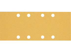Bosch 10x feuilles abrasives expert c470 à 8 trous (pour peinture sur bois, bois dur, ø 93x230 mm, grain 80, professional accessoire ponceuse excentrique) 2608900835