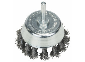Bosch 1x brosse boisseau pro steel longlife, fils torsadés pour emmanchement cylindrique 6 mm et perceuse (pour acier, acier inoxydable, ø 65 mm, professional accessoire perceuses/visseuses rotatives) 2608622050
