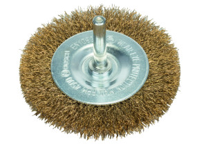 Bosch 1x brosse circulaire laitonnée pro steel longlife, fils ondulés pour emmanchement cylindrique 6 mm et perceuse (ø 75 mm, professional accessoire perceuses/visseuses rotatives) 2608622009