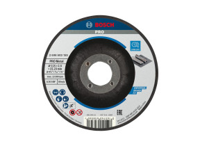 Bosch 1x disque à tronçonner pro metal longlife pour petite meuleuse angulaire et alésage 22,23 mm (pour acier, ø 115 mm, professional accessoire petite meuleuse angulaire) 2608603159