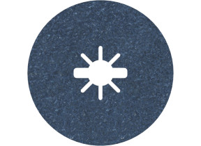 Bosch 1x disque abrasif sur fibres pro steel r574 pour x-lock (pour acier, acier, ø 125 mm, grain 36, professional accessoire petite meuleuse angulaire) 2608619160