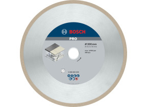 Bosch 1x disques à tronçonnage diamant pro ceramic pour alésage de 25,4 et machine à découper le carrelage (pour carrelage, carrelages durs, ø 300 mm, professional accessoire scie sur table) 2608602639