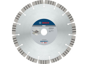 Bosch 1x disques à tronçonnage diamant pro concrete pour alésage 22,23 et grandes meuleuses angulaires (pour béton, béton armé, ø 230 mm, professional accessoire grande meuleuse angulaire) 2608602655