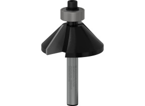 Bosch 1x fraise à chanfreiner pro (pour bois résineux, bois dur, ø 34,9 mm, professional accessoire défonceuse manuelle, fraise à araser) 2608628448