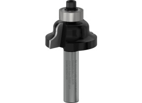 Bosch 1x fraise à doucine romaine pro (pour bois résineux, bois dur, ø 28,6 mm, professional accessoire défonceuse manuelle, fraise à araser) 2608628394