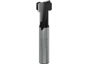 Bosch 1x fraise à rainurer en trou de serrure pro (pour bois résineux, bois dur, ø 8,6 mm, professional accessoire défonceuse manuelle, fraise à araser) 2608629684
