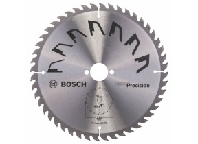 Bosch 1x lame de scie circulaire precison (pour bois, ø 230 x 2.5/1.5 x 30 mm, 48 dents, atb, accessoire scie circulaire) 2609256875