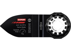 Bosch 1x languette de ponçage expert avz 32 rt4 (pour peinture sur bois, stratifié, ø mm, grain, professional accessoire outil multifonction) 2608902066