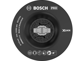 Bosch 1x pro backing pad pour petites meuleuses angulaires, x-lock, doux (ø 115 mm, professional accessoire petite meuleuse angulaire) 2608601711