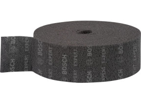 Bosch 1x rouleaux en non-tissé expert n880 (pour tôles en acier, acier inoxydable, largeur 115 mm, longueur 10 m, moyen s, professional accessoire ponçage manuel) 2608901228