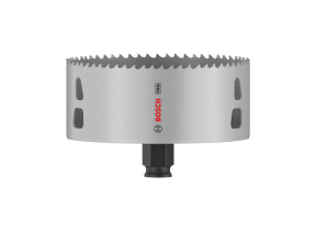 Bosch 1x scie trépan pro multi material power change plus (pour bois résineux, cloison sèche, ø 114 mm, professional accessoire perceuses/visseuses rotatives) 2608594414