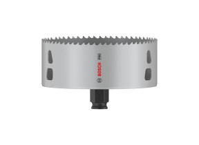 Bosch 1x scie trépan pro multi material power change plus (pour bois résineux, cloison sèche, ø 121 mm, professional accessoire perceuses/visseuses rotatives) 2608594415