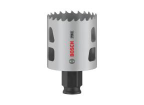 Bosch 1x scie trépan pro multi material power change plus (pour bois résineux, cloison sèche, ø 46 mm, professional accessoire perceuses/visseuses rotatives) 2608594385