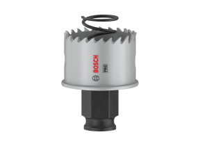 Bosch 1x scie trépan pro sheet metal power change plus (pour tôles en acier inoxydable, tôles en acier, ø 38 mm, professional accessoire perceuses/visseuses rotatives) 2608594450