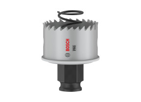 Bosch 1x scie trépan pro sheet metal power change plus (pour tôles en acier inoxydable, tôles en acier, ø 41 mm, professional accessoire perceuses/visseuses rotatives) 2608594452