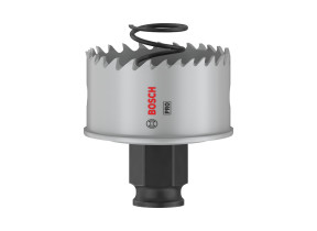 Bosch 1x scie trépan pro sheet metal power change plus (pour tôles en acier inoxydable, tôles en acier, ø 48 mm, professional accessoire perceuses/visseuses rotatives) 2608594454