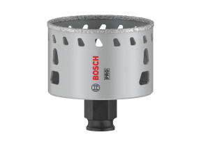 Bosch 1x scie trépan pro tile power change plus (pour carrelages durs, carreaux tendres, ø 64 mm, professional accessoire perceuses/visseuses rotatives) 2608901566