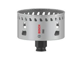 Bosch 1x scie trépan pro tile power change plus (pour carrelages durs, carreaux tendres, ø 79 mm, professional accessoire perceuses/visseuses rotatives) 2608901572