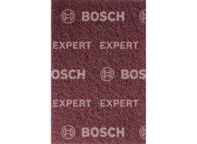 Bosch 1x tampons en non-tissé expert n880 (pour tôles en acier, acier inoxydable, ø 152 x 229 mm, medium a, professional accessoire ponçage manuel) 2608901214