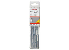 Bosch 2608585615 Foret SDS-plus-5 pour marteau perforateur Ø 5,5 mm Longueur 165 mm 10 pièces