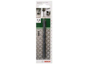 Bosch 2609255016 Foret à métaux laminé HSS-R DIN 338 Longueur 109 mm Diamètre 7,5 mm